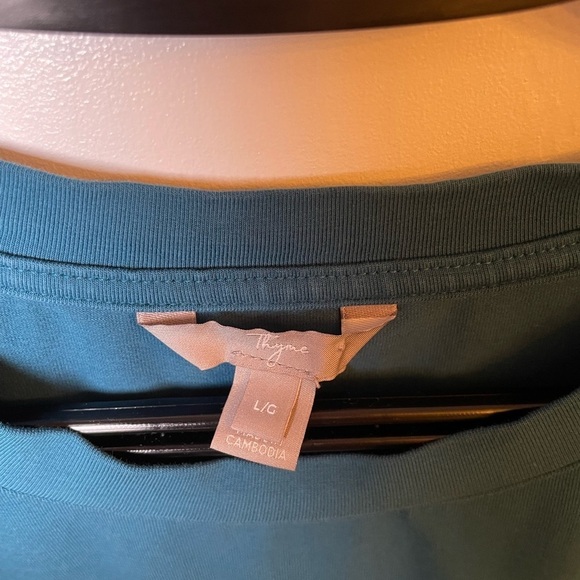 Thyme Maternity Blue Midi Dress - Picture 5 of 6